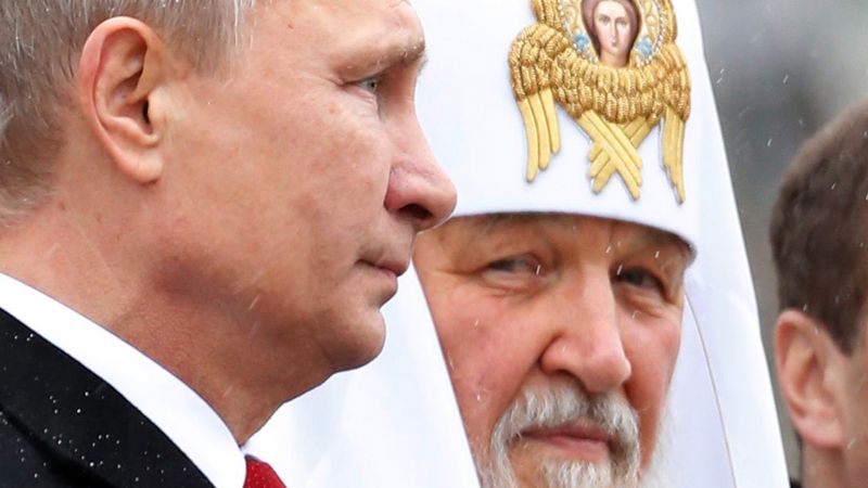 Wladimir Putin und Patriarch Kirill
